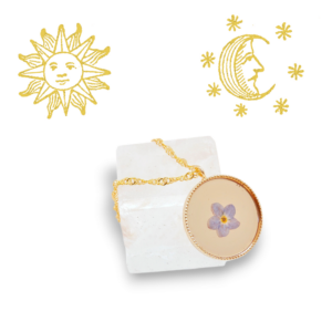 Pendentif Myosotis